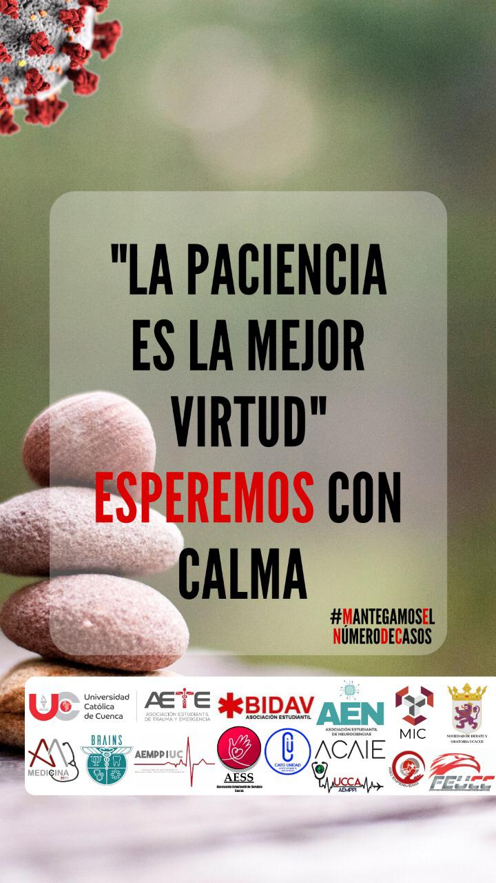LA PACIENCIA ES LA MEJOR VIRTUD