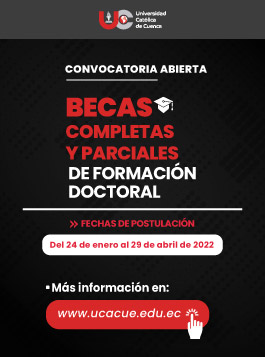 Ucacue becas doctorales 2022