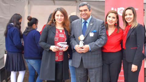 Rector y docentes