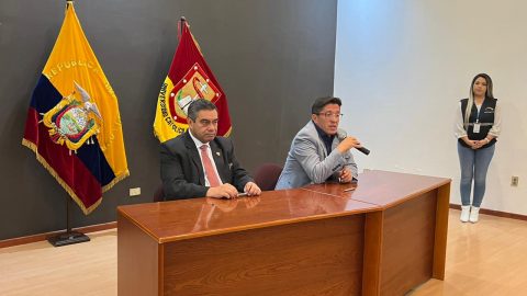 Firma de convenio con el CNE - Cañar