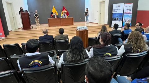 Firma de convenio con el CNE - Cañar