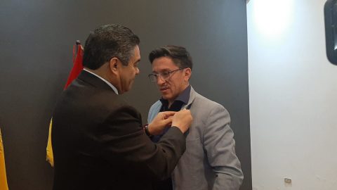 Firma de convenio con el CNE - Cañar