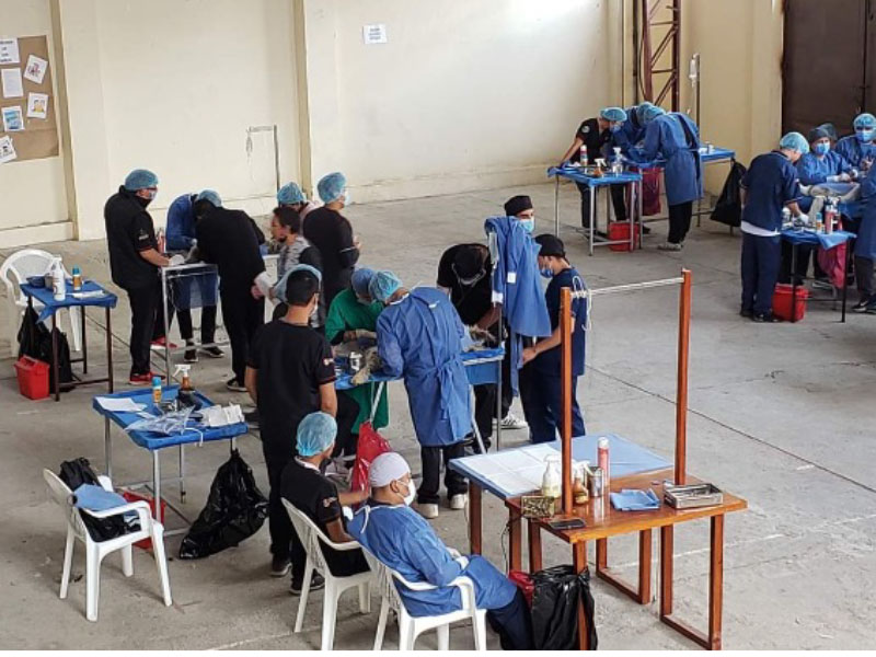 Campaña de Esterilización de Caninos en la parroquia Chiquintad de la Ciudad de Cuenca